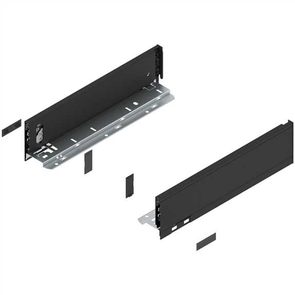 770M3502S LEGRABOX Drawer Side Carbon Black